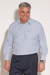 Sport Shirt for Men - Blue | Bengal | Adaptive Clothing by Ovidis