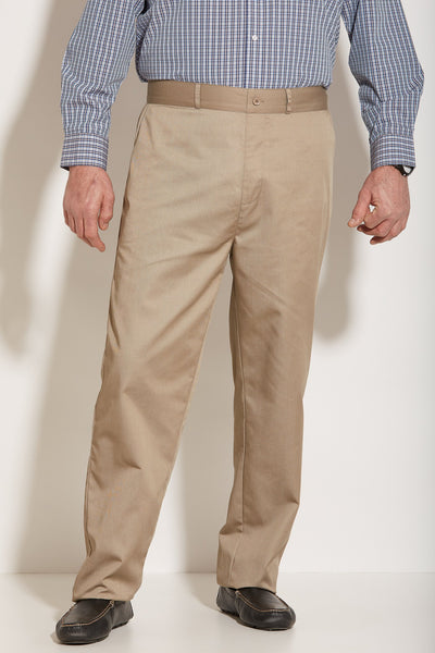 Chino Pants for Men - Khaki | Timmy | Adaptive Clothing by Ovidis