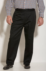 Chino Pants for Men - Black | Timmy | Adaptive Clothing by Ovidis